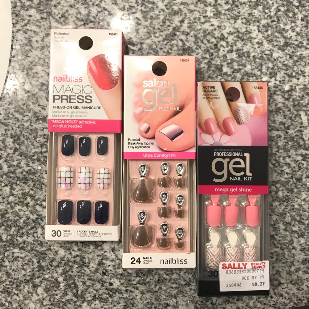 Press on gel nails